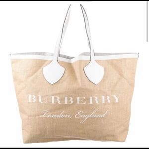 Burberry Raffia Tote